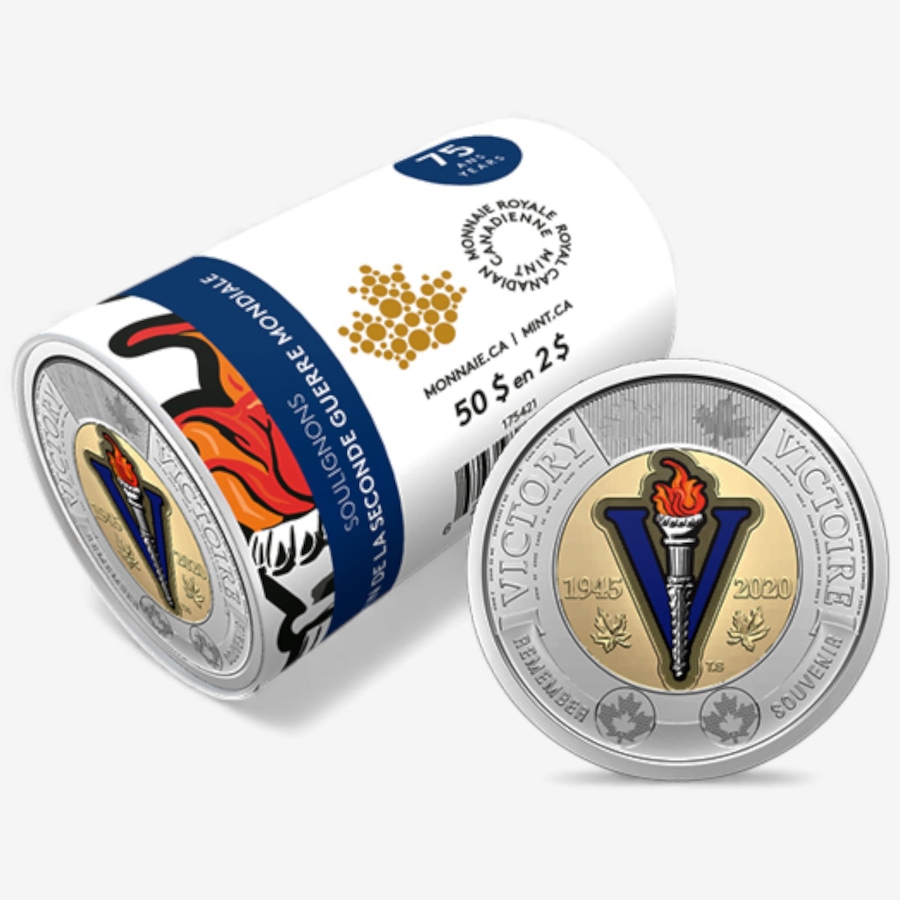 Image 727050_ALTMORE6.jpg, Product 727-050 / Price $649.95, Complete 2020 Special Wrap Coin Collection Including all First-Strikes, Half-Dollars and Commemoratives (total 11 mint rolls, 330 coins) from Royal Canadian Mint (RCM) on TSC.ca's Coins department