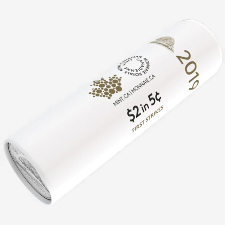 Image 727051_ALTMORE5.jpg, Product 727-051 / Price $499.95, Complete 2019 Special Wrap Coin Collection Including all First-Strikes, Half-Dollars and Commemoratives (total of nine mint rolls, 355 coins) from Royal Canadian Mint (RCM) on TSC.ca's Coins department