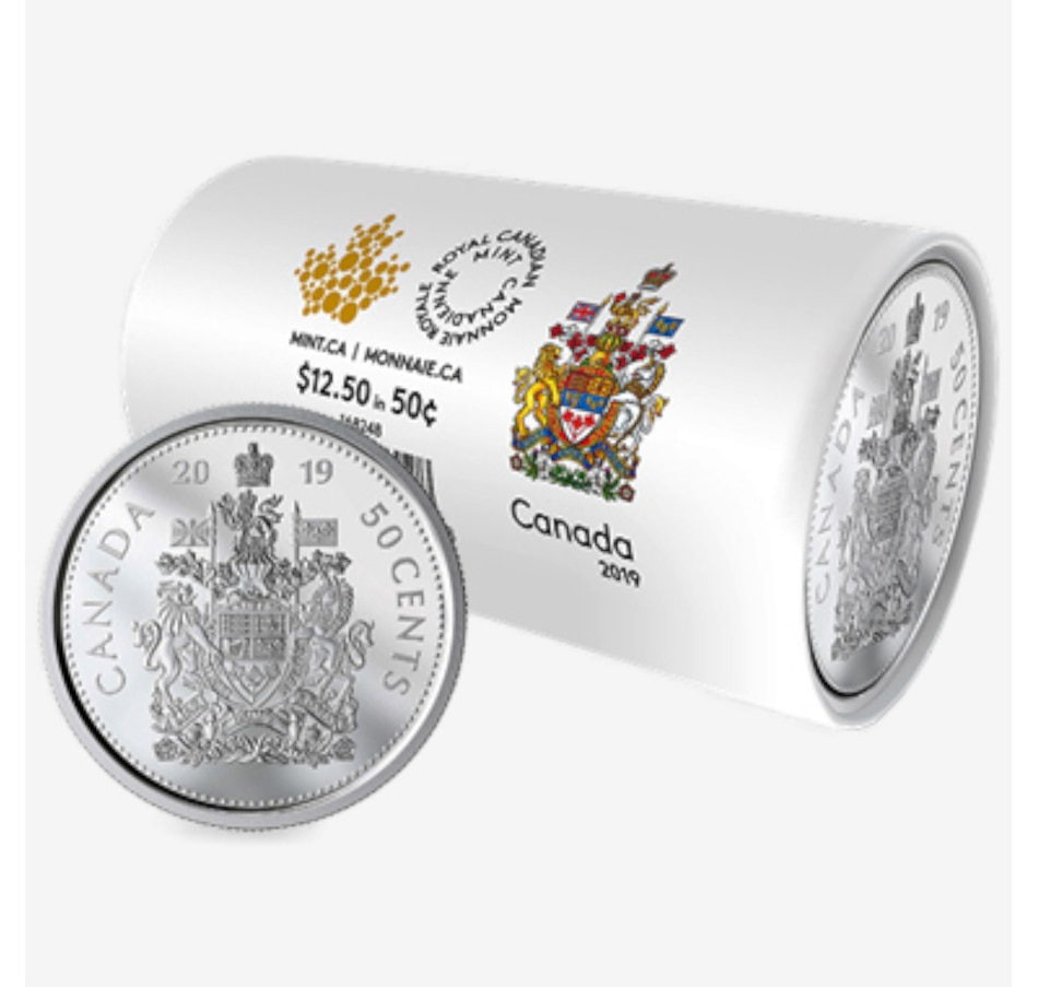 Image 727051_ALTMORE6.jpg, Product 727-051 / Price $499.95, Complete 2019 Special Wrap Coin Collection Including all First-Strikes, Half-Dollars and Commemoratives (total of nine mint rolls, 355 coins) from Royal Canadian Mint (RCM) on TSC.ca's Coins department