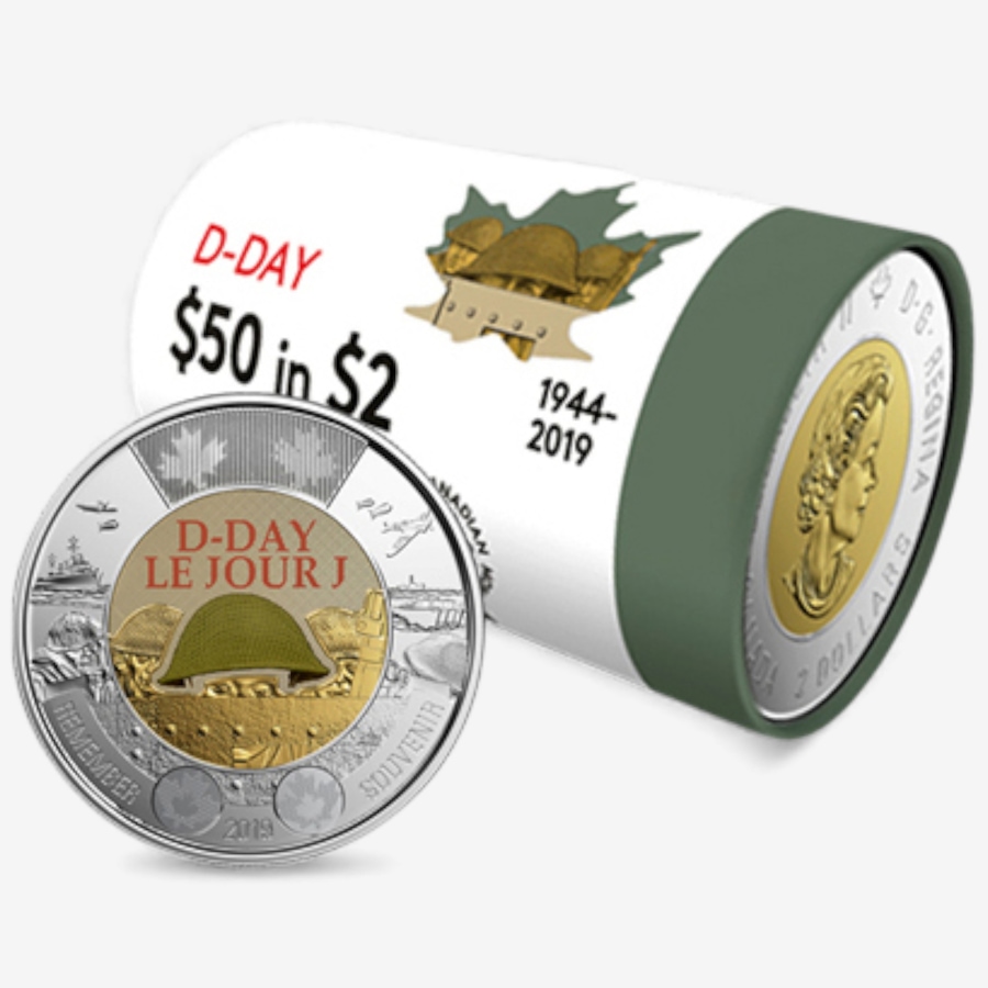 Image 727051_ALTMORE9.jpg, Product 727-051 / Price $499.95, Complete 2019 Special Wrap Coin Collection Including all First-Strikes, Half-Dollars and Commemoratives (total of nine mint rolls, 355 coins) from Royal Canadian Mint (RCM) on TSC.ca's Coins department