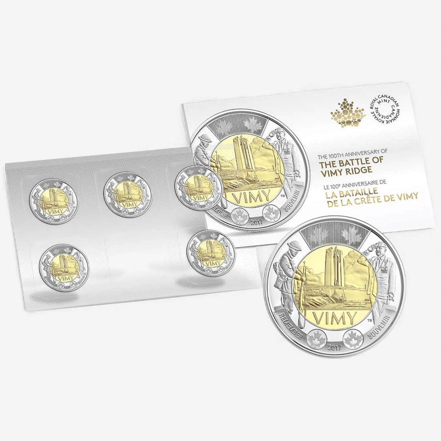 Image 727052_ALTMORE6.jpg, Product 727-052 / Price $749.95, Complete 2017 Mint Roll Collection Including Regular Design First-Strikes, All Canada 150 Commemoratives, Half-Dollars and Other Commemoratives (total 12 mint rolls plus additional coins, 425 coins) from Royal Canadian Mint (RCM) on TSC.ca's Coins department