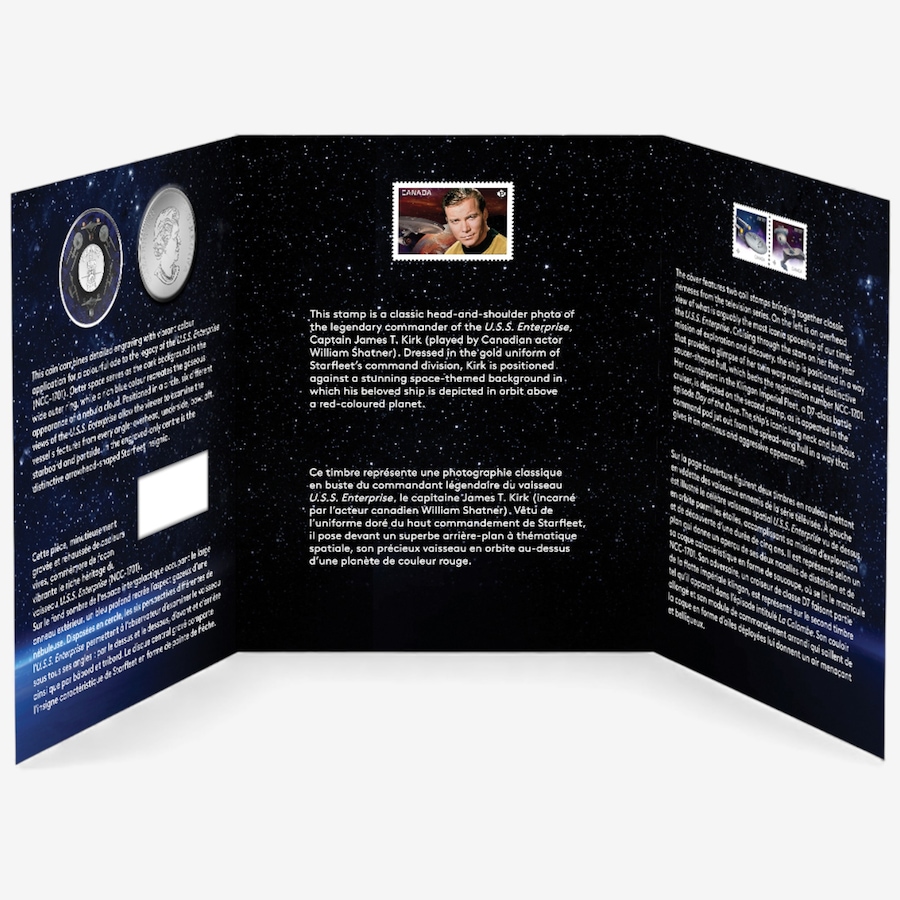Image 727053_ALTMORE1.jpg, Product 727-053 / Price $34.95, 2016 Star Trek Coin and Stamp Set from Royal Canadian Mint (RCM) on TSC.ca's Coins department