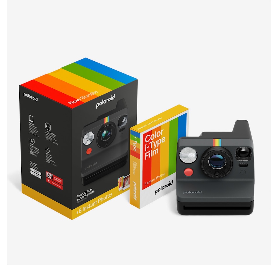 Image 727067_BLK.jpg, Product 727-067 / Price $199.99, Polaroid Now Generation 3 and Film Bundle from Polaroid on TSC.ca's Electronics department