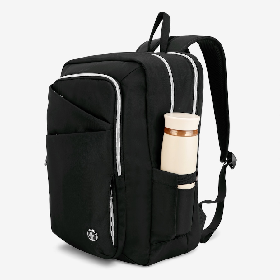 Image 727083_ALTMORE1.jpg, Product 727-083 / Price $139.99, Swiss Digital Katy Rose Black Platinum Backpack with SD Finder Keychain from Swiss digital on TSC.ca's Home & Garden department