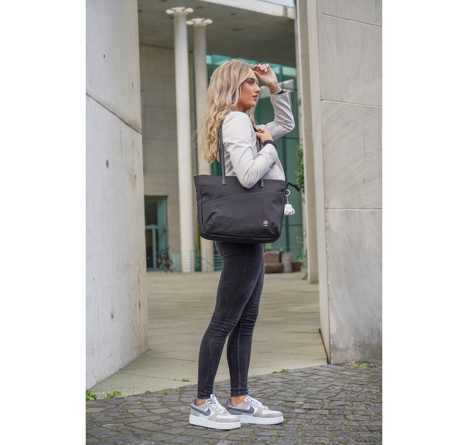 Image 727084_ALTMORE10.jpg, Product 727-084 / Price $119.99, Swiss Digital Katy Rose NG Black Tote Bag with LED from Swiss digital on TSC.ca's Fashion department