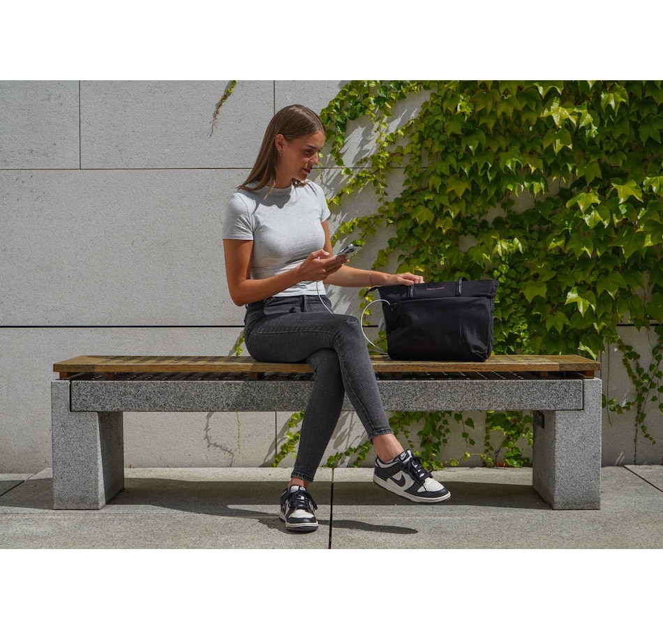 Image 727084_ALTMORE12.jpg, Product 727-084 / Price $119.99, Swiss Digital Katy Rose NG Black Tote Bag with LED from Swiss digital on TSC.ca's Fashion department