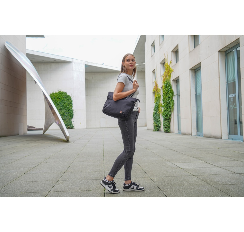 Image 727084_ALTMORE13.jpg, Product 727-084 / Price $119.99, Swiss Digital Katy Rose NG Black Tote Bag with LED from Swiss digital on TSC.ca's Fashion department