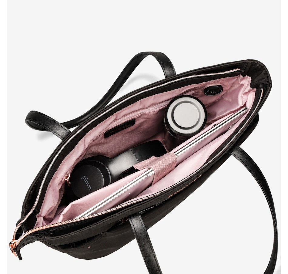 Image 727084_ALTMORE4.jpg, Product 727-084 / Price $119.99, Swiss Digital Katy Rose NG Black Tote Bag with LED from Swiss digital on TSC.ca's Fashion department