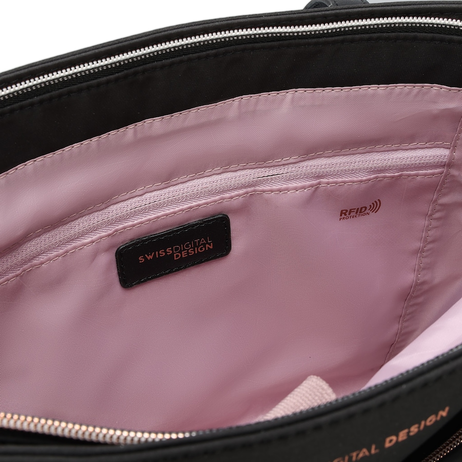 Image 727084_ALTMORE9.jpg, Product 727-084 / Price $119.99, Swiss Digital Katy Rose NG Black Tote Bag with LED from Swiss digital on TSC.ca's Fashion department