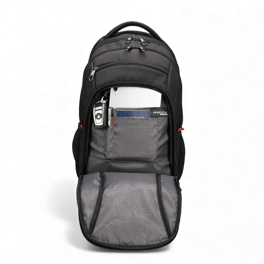 Image 727091_ALTMORE6.jpg, Product 727-091 / Price $99.99, Swiss Digital Sursee Backpack with SD Finder Keychain from Swiss digital on TSC.ca's Home & Garden department