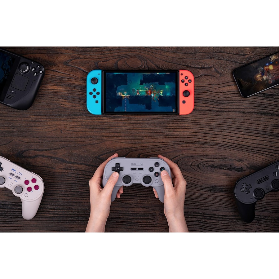 Image 727101_ALTMORE7.jpg, Product 727-101 / Price $69.99, 8BitDo Pro 2 Bluetooth Controller for Switch/Switch 2 from 8BitDo on TSC.ca's Electronics department