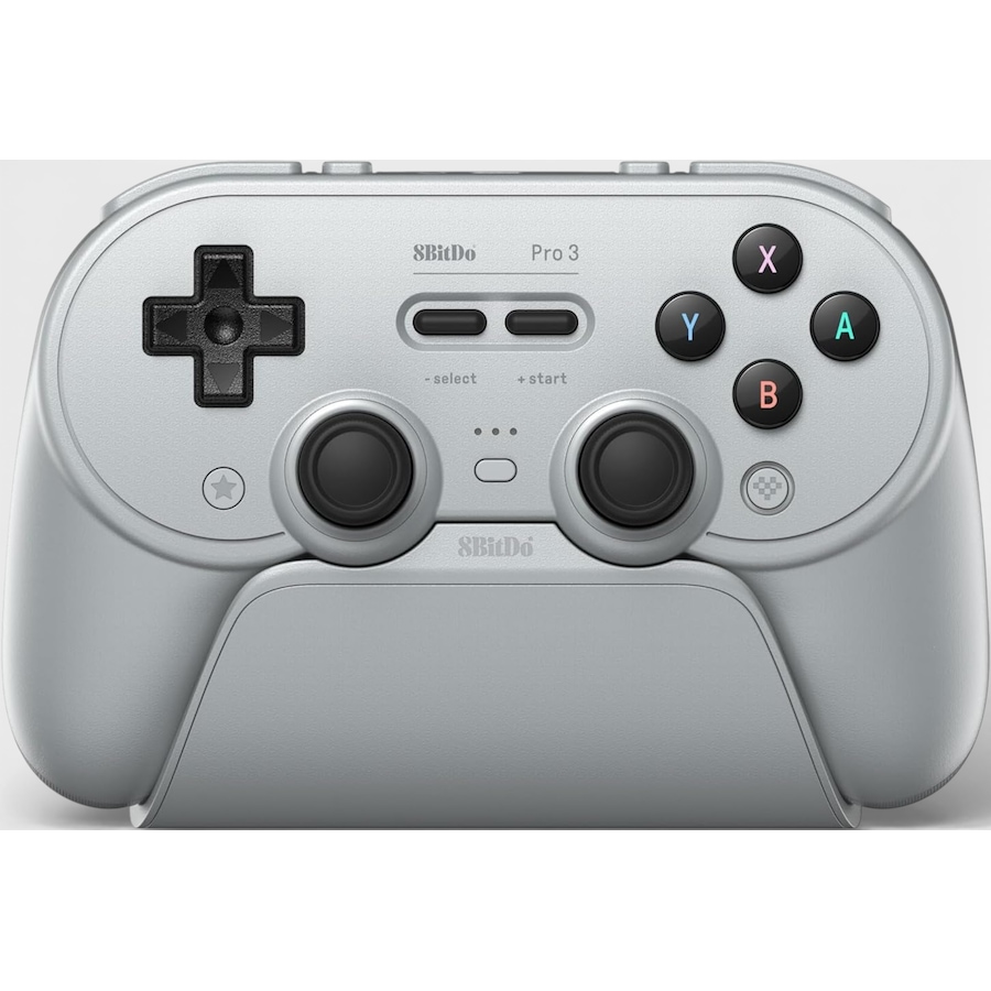 Image 727105.jpg, Product 727-105 / Price $79.99, 8BitDo Pro 3 Bluetooth Controller for Switch/Switch 2 (grey) from 8BitDo on TSC.ca's Electronics department