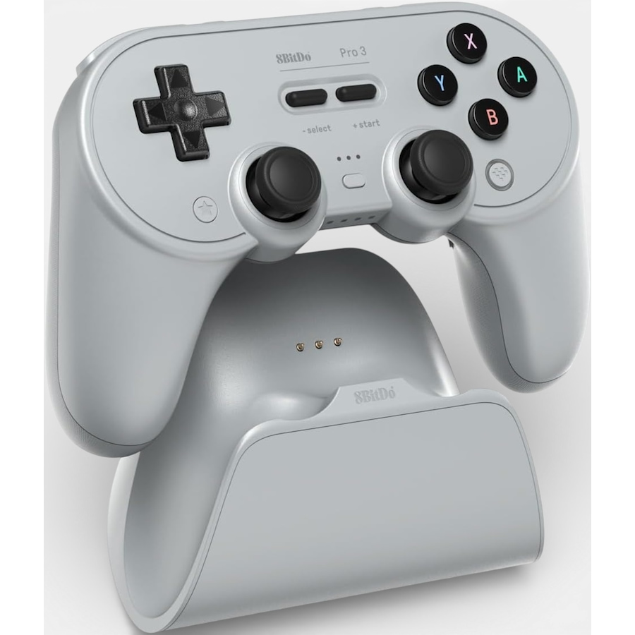 Image 727105_ALTMORE1.jpg, Product 727-105 / Price $79.99, 8BitDo Pro 3 Bluetooth Controller for Switch/Switch 2 (grey) from 8BitDo on TSC.ca's Electronics department