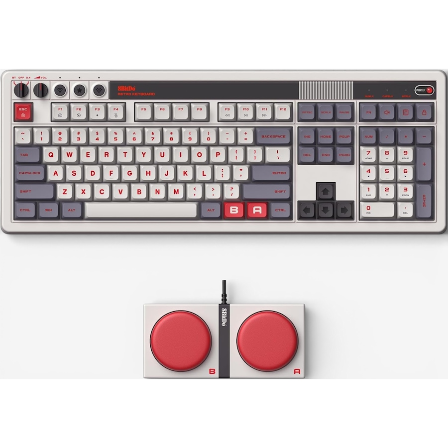 Image 727106.jpg, Product 727-106 / Price $169.99, 8BitDo Retro 108 Mechanical Keyboard for Windows/Android from 8BitDo on TSC.ca's Electronics department