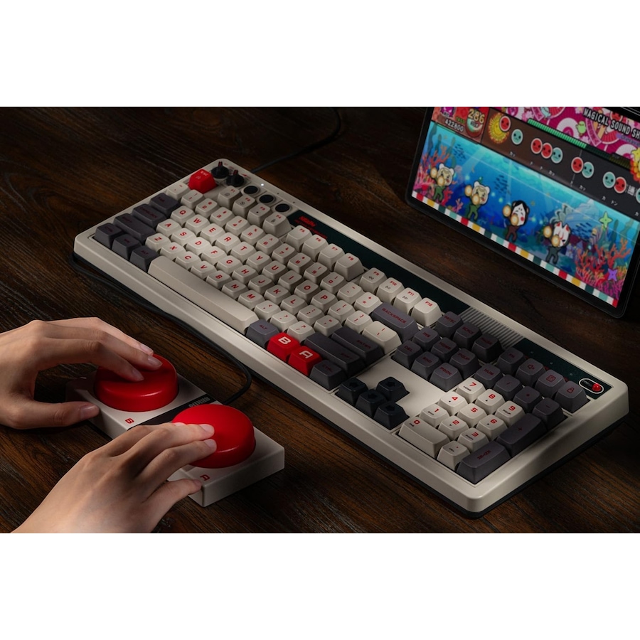 Image 727106_ALTMORE5.jpg, Product 727-106 / Price $169.99, 8BitDo Retro 108 Mechanical Keyboard for Windows/Android from 8BitDo on TSC.ca's Electronics department