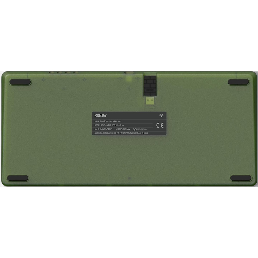 Image 727107_ALTMORE3.jpg, Product 727-107 / Price $169.99, 8BitDo Retro 87 Mechanical Keyboard for Windows/Android (Xbox edition, green) from 8BitDo on TSC.ca's Electronics department