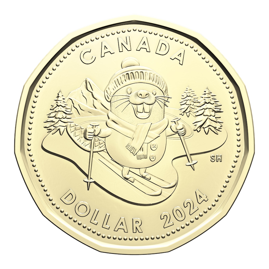 Image 727275_ALTMORE2.jpg, Product 727-275 / Price $24.95, 2024 Holiday Gift Coin Set With Special Edition Skiing Beaver Dollar Coin from Royal Canadian Mint (RCM) on TSC.ca's Coins department