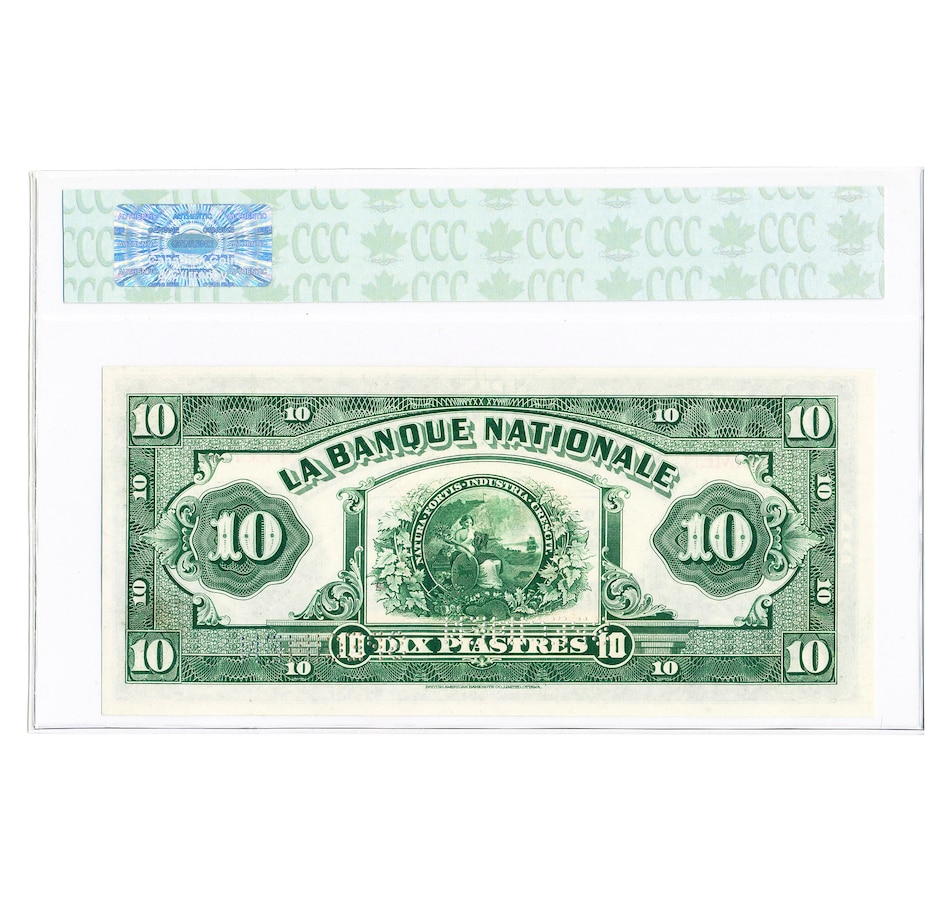 Image 727276_ALTMORE5.jpg, Product 727-276 / Price $3,795.00, 1922 National Bank $5, $10, $20, $50, $100 Complete Rare Specimen Chartered Bank Note Set from The Coin Show with Steven Bromberg on TSC.ca's Coins department