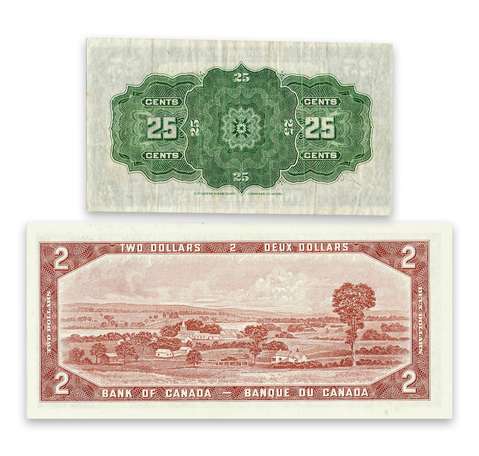 Image 727277_ALTMORE3.jpg, Product 727-277 / Price $229.95, Our Changing Money Banknotes to Coins 13 Piece Coin and Note Collection from The Coin Show with Steven Bromberg on TSC.ca's Coins department