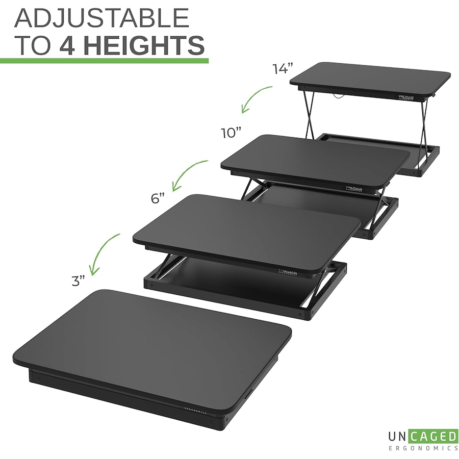 Image 727288_ALTMORE3.jpg, Product 727-288 / Price $189.99, Uncaged Ergonomics ChangeDesk Mini-Laptop Riser from Uncaged Ergonomics on TSC.ca's Electronics department