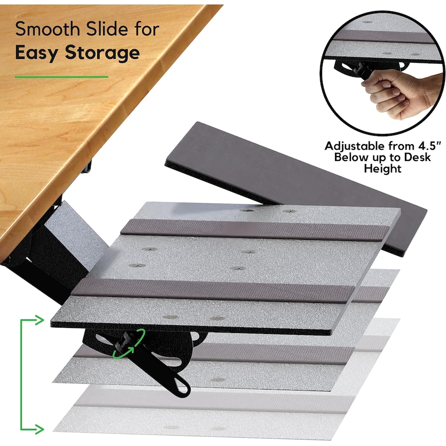 Image 727289_ALTMORE4.jpg, Product 727-289 / Price $149.99, Uncaged Ergonomics KT1 Under Desk StandUp Keyboard with Negative Tilt from Uncaged Ergonomics on TSC.ca's Electronics department