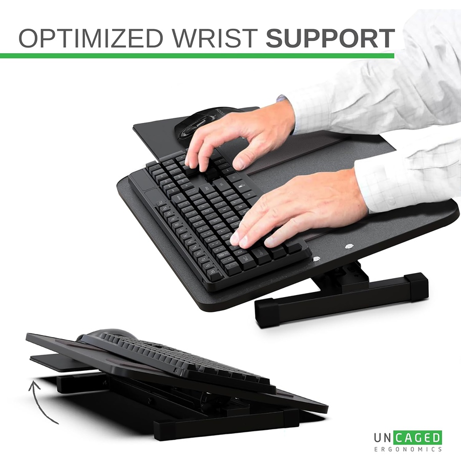 Image 727292_ALTMORE3.jpg, Product 727-292 / Price $99.99, Uncaged Ergonomics KT3 Adjustable Keyboard Stand from Uncaged Ergonomics on TSC.ca's Electronics department