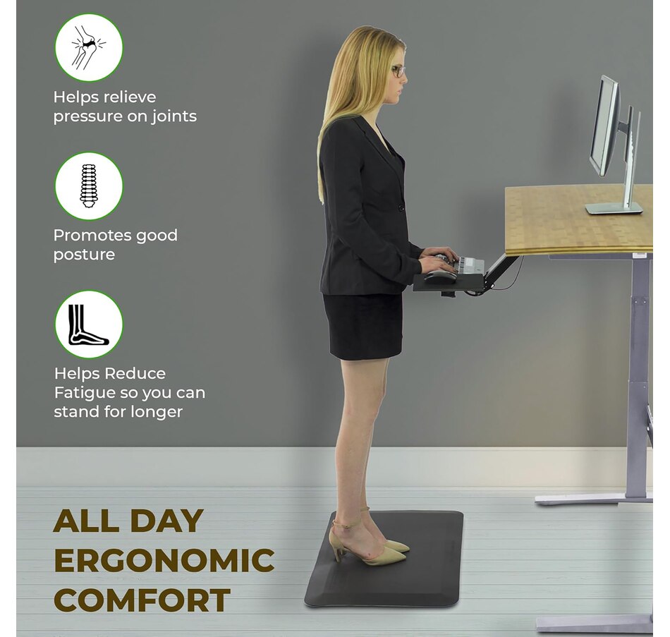 Image 727294_ALTMORE1.jpg, Product 727-294 / Price $99.99, Uncaged Ergonomics MAT34 Ergonomic Anti-Fatigue Mat from Uncaged Ergonomics on TSC.ca's Electronics department