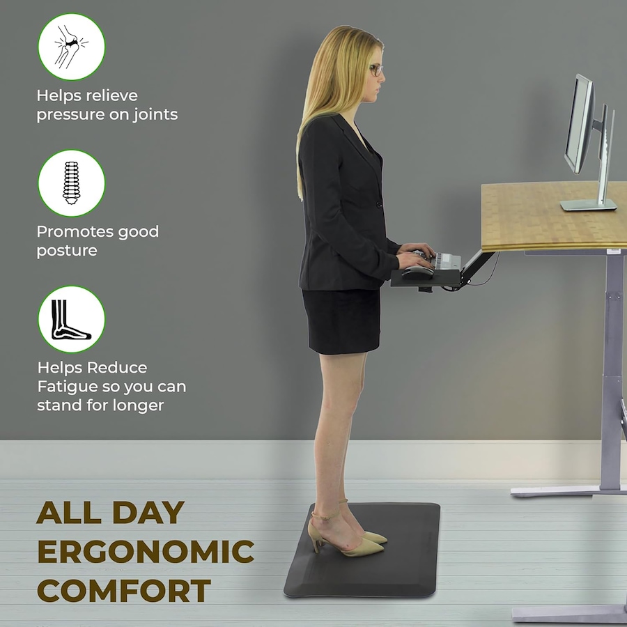 Image 727294_ALTMORE1.jpg, Product 727-294 / Price $99.99, Uncaged Ergonomics MAT34 Ergonomic Anti-Fatigue Mat from Uncaged Ergonomics on TSC.ca's Electronics department