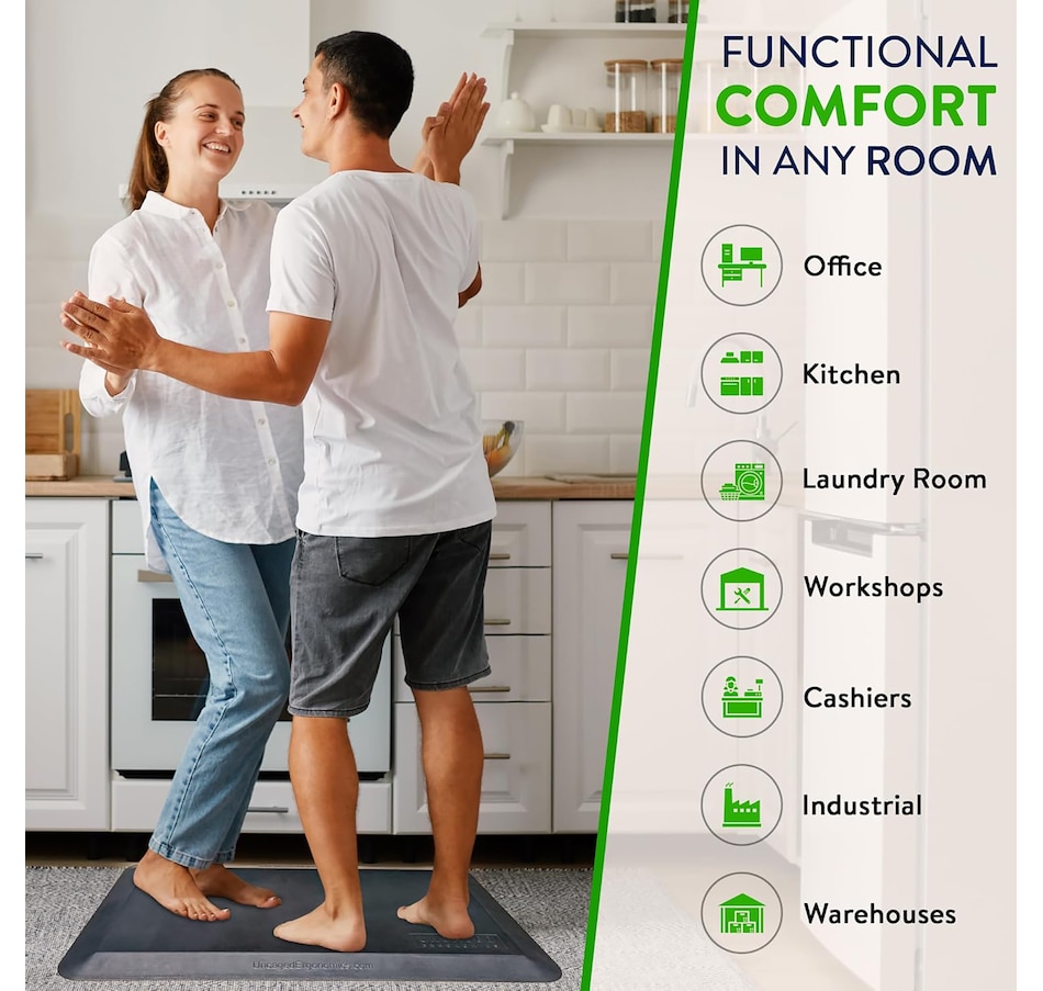 Image 727294_ALTMORE5.jpg, Product 727-294 / Price $99.99, Uncaged Ergonomics MAT34 Ergonomic Anti-Fatigue Mat from Uncaged Ergonomics on TSC.ca's Electronics department