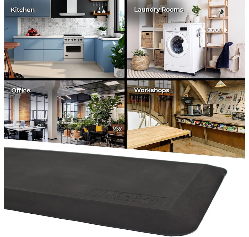 Image 727294_ALTMORE6.jpg, Product 727-294 / Price $99.99, Uncaged Ergonomics MAT34 Ergonomic Anti-Fatigue Mat from Uncaged Ergonomics on TSC.ca's Electronics department