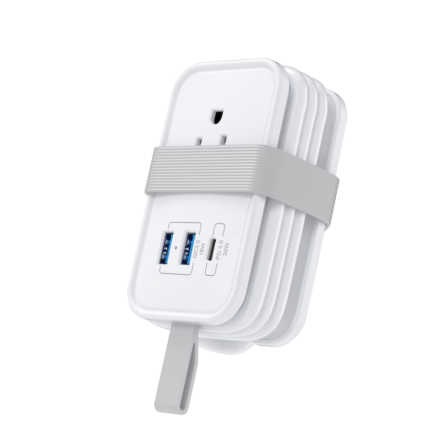 Image 727295_ALTMORE8.jpg, Product 727-295 / Price $49.99, Uncaged Ergonomics Travel Charger Power Strip from Uncaged Ergonomics on TSC.ca's Electronics department