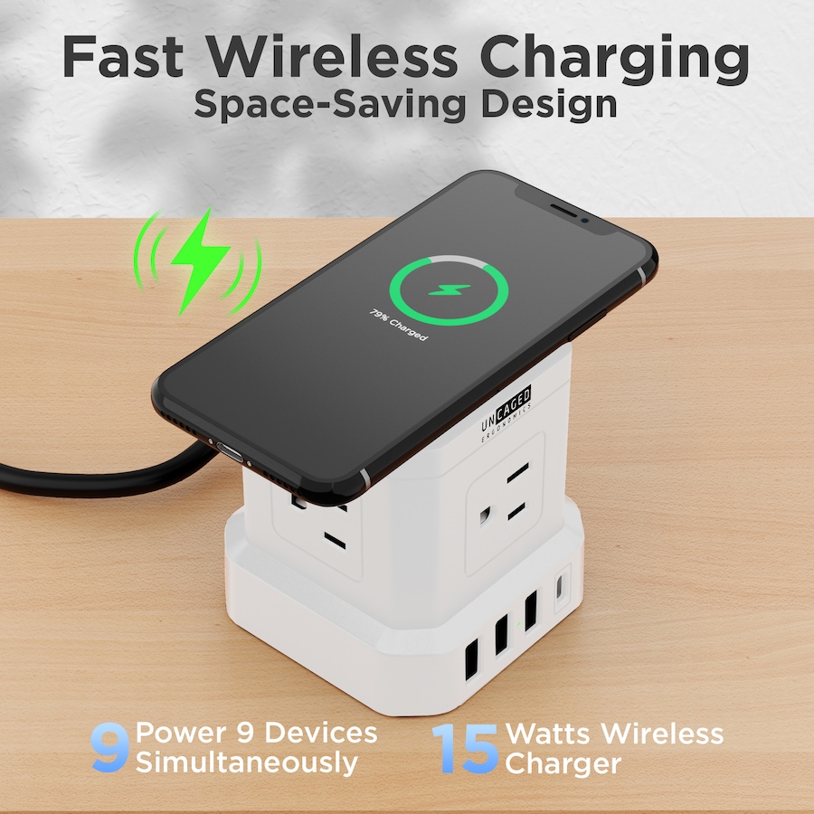 Image 727298_ALTMORE12.jpg, Product 727-298 / Price $74.99, Uncaged Ergonomics Wireless Charger Cube from Uncaged Ergonomics on TSC.ca's Electronics department