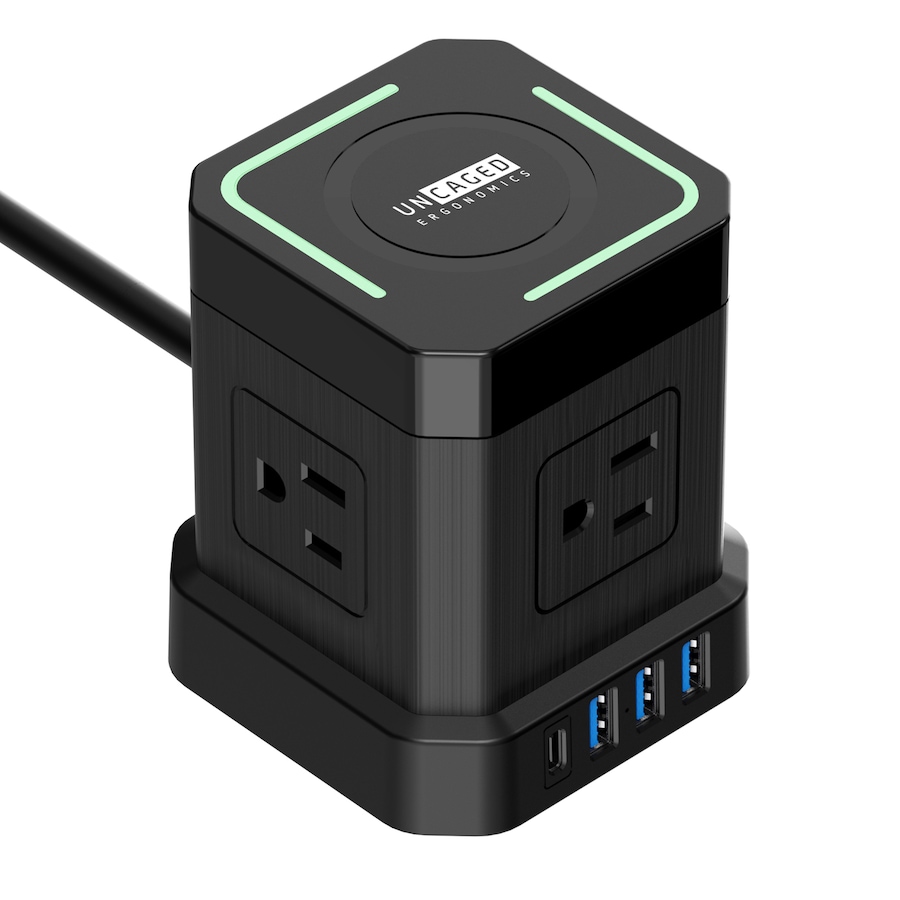 Image 727298_BLK.jpg, Product 727-298 / Price $74.99, Uncaged Ergonomics Wireless Charger Cube from Uncaged Ergonomics on TSC.ca's Electronics department