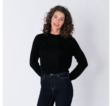 Amanda Maria Cable Knit Sweater