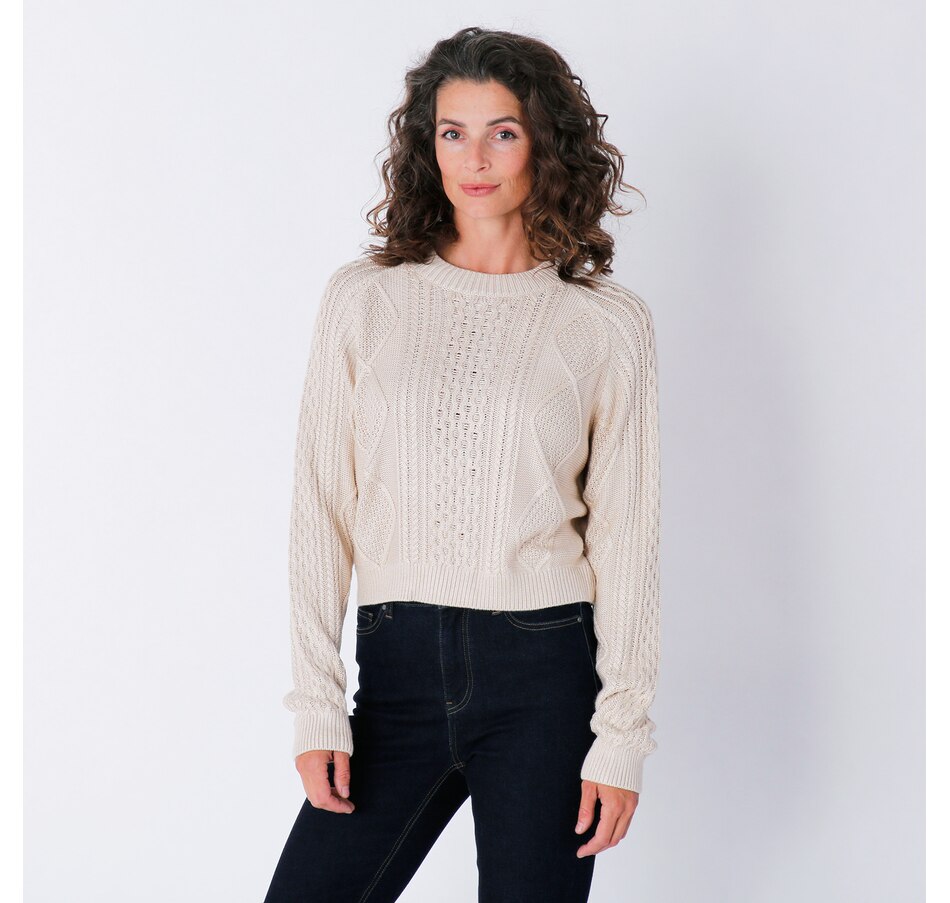 Image 727477_OAM.jpg, Product 727-477 / Price $259.00, Amanda Maria Cable Knit Sweater from Amanda Maria on TSC.ca's Fashion department