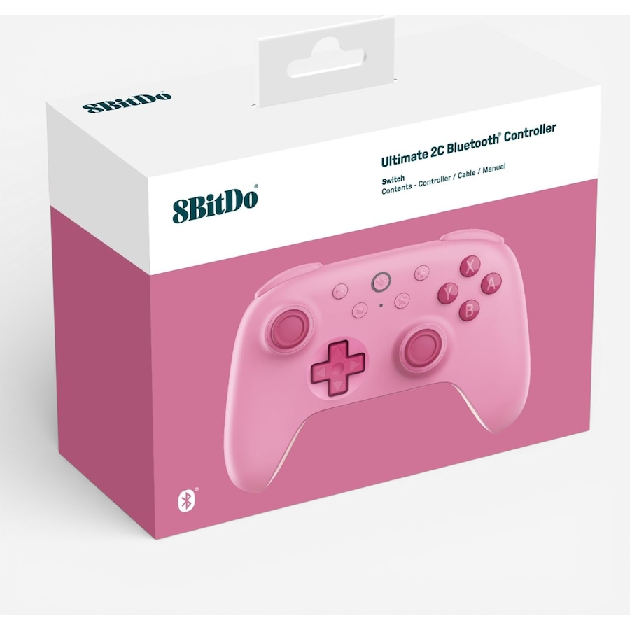 Image 727575_ALTMORE9.jpg, Product 727-575 / Price $44.99, 8BitDo Ultimate 2C Bluetooth Controller for Switch/Switch 2 (pink) from 8BitDo on TSC.ca's Electronics department