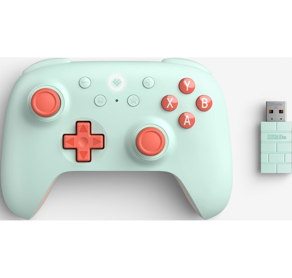 Image 727578.jpg, Product 727-578 / Price $42.99, 8BitDo Ultimate 2C Wireless Controller for Windows PC/Android (mint) from 8BitDo on TSC.ca's Electronics department