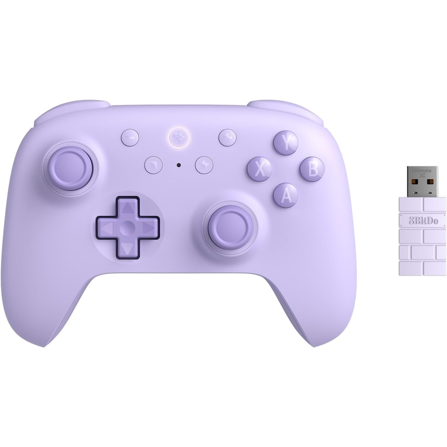 Image 727580.jpg, Product 727-580 / Price $42.99, 8BitDo Ultimate 2C Wireless Controller for Windows PC/Android (purple) from 8BitDo on TSC.ca's Electronics department