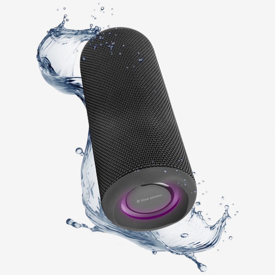 Image 727593_BLK.jpg, Product 727-593 / Price $99.99, Logiix Blue Piston Max Bluetooth Speaker from Logiix on TSC.ca's Electronics department