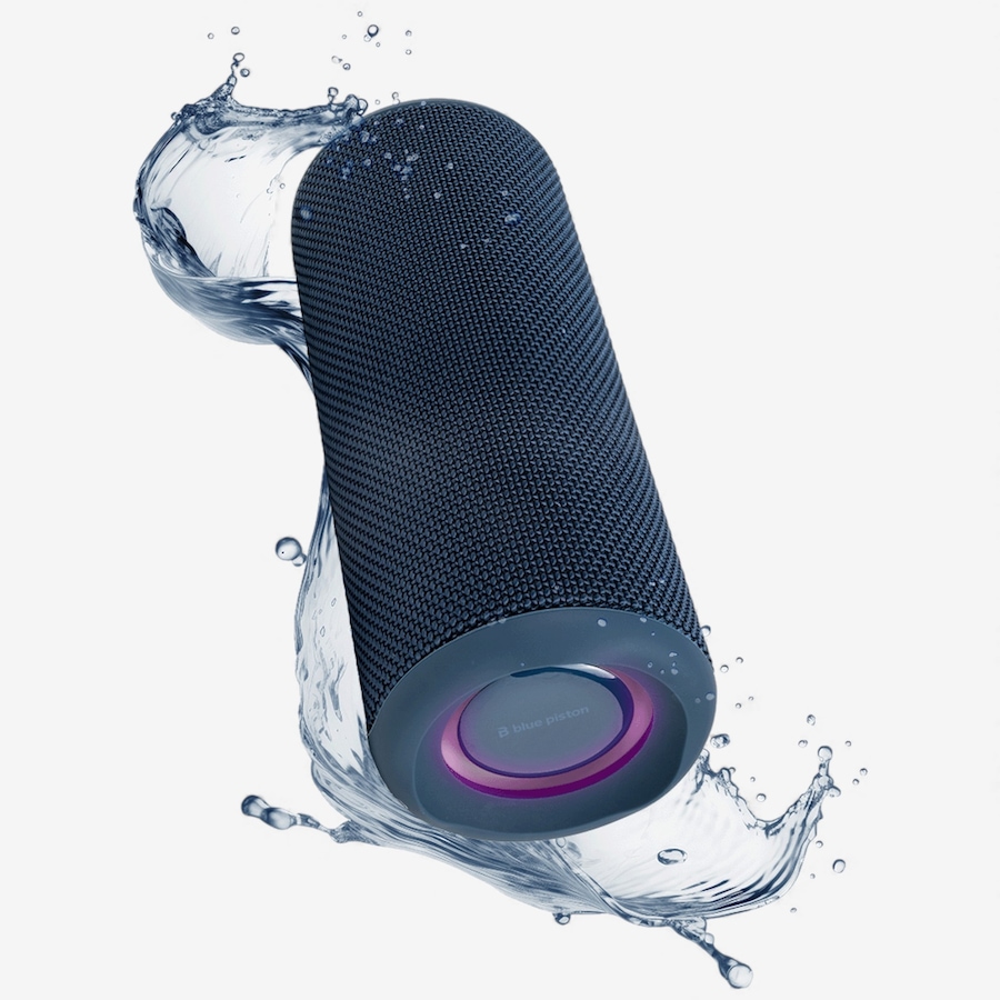 Image 727593_BLU.jpg, Product 727-593 / Price $99.99, Logiix Blue Piston Max Bluetooth Speaker from Logiix on TSC.ca's Electronics department
