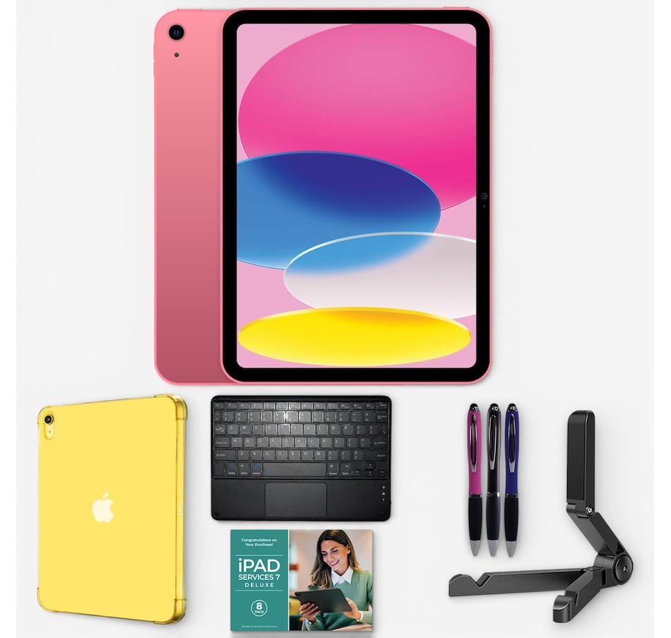 Image 727594_PNKY.jpg, Product 727-594 / Price $659.99 - $1,169.99, Apple iPad A16 11" Tablet Bundle (11th gen, 2025) from Apple on TSC.ca's Electronics department