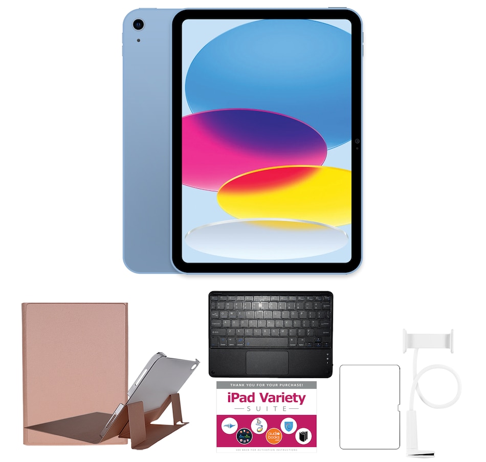 Image 727595_BLRGD.jpg, Product 727-595 / Price $749.99, Apple iPad 10.9" Bundle (256 GB, 10th-gen) from Apple on TSC.ca's Electronics department