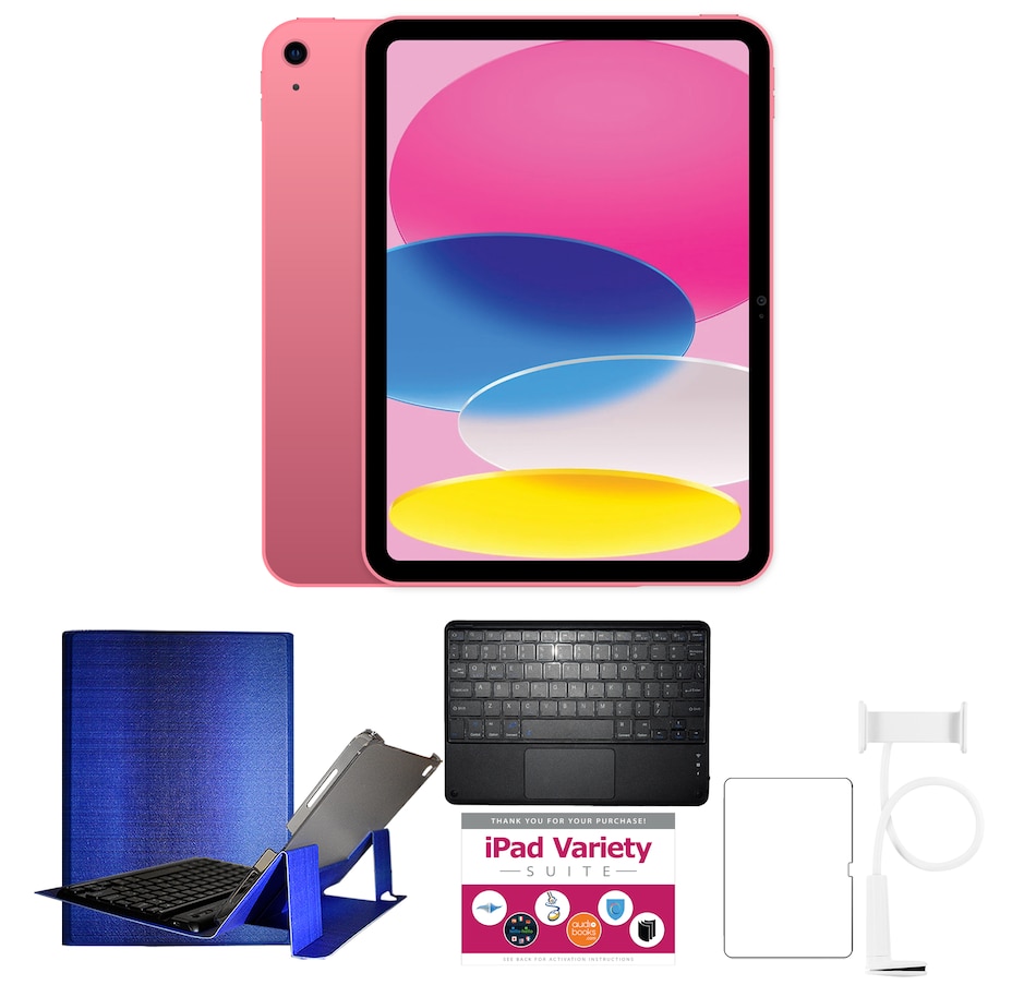 Image 727595_PKBU.jpg, Product 727-595 / Price $749.99, Apple iPad 10.9" Bundle (256 GB, 10th-gen) from Apple on TSC.ca's Electronics department