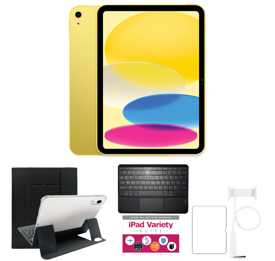 Image 727595_YBLK.jpg, Product 727-595 / Price $749.99, Apple iPad 10.9" Bundle (256 GB, 10th-gen) from Apple on TSC.ca's Electronics department