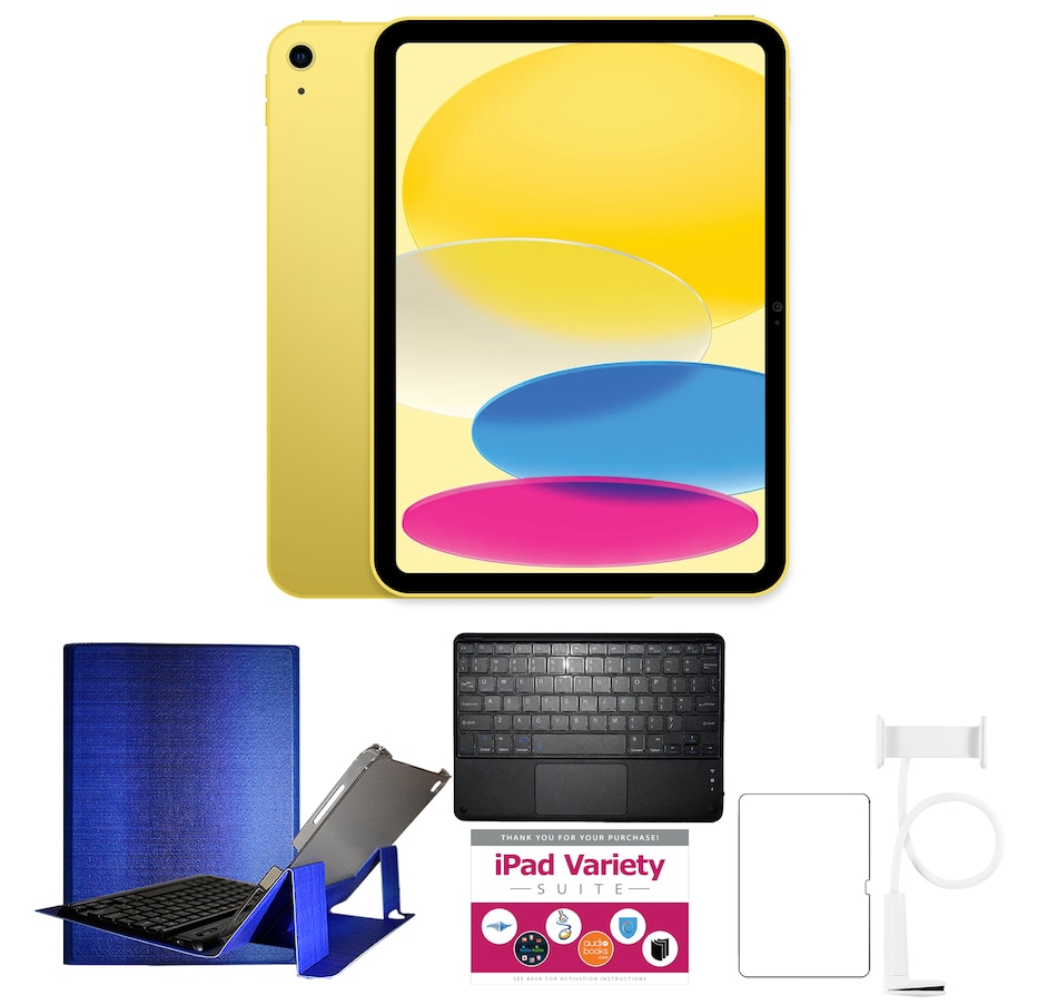 Image 727595_YLB.jpg, Product 727-595 / Price $749.99, Apple iPad 10.9" Bundle (256 GB, 10th-gen) from Apple on TSC.ca's Electronics department