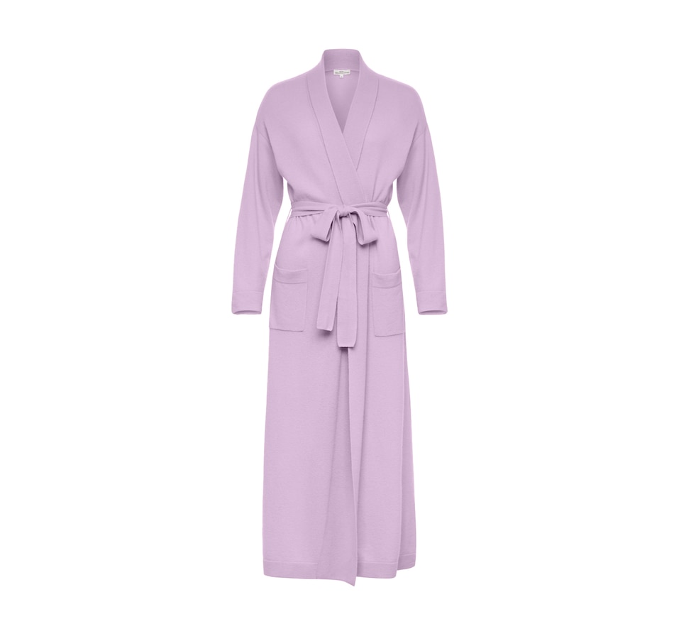 Pure Cashmere Long Robe in Champagne – KIP.