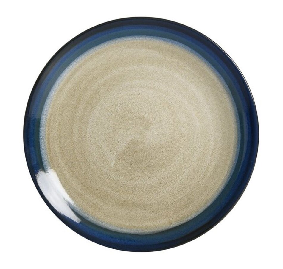 Image 727729_ALTMORE4.jpg, Product 727-729 / Price $74.99, Terra Bella 16-Piece Dinnerware Set (cream, blue rim, stoneware) on TSC.ca's Kitchen department