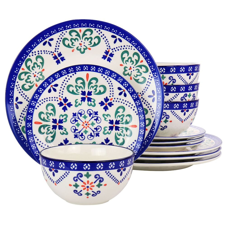 Image 727754.jpg, Product 727-754 / Price $68.88, Laurie Gates Tierra Star 12-piece Set (Round, Stoneware) from Laurie Gates on TSC.ca's Kitchen department