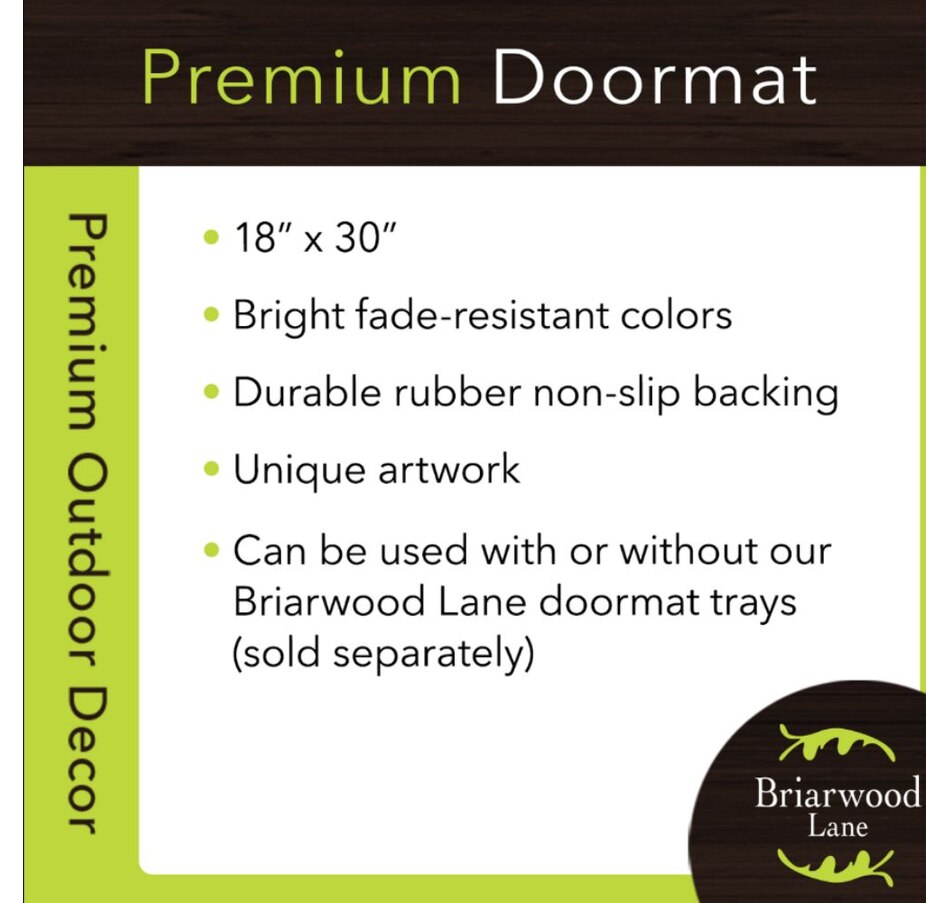 Image 727780_ALTMORE3.jpg, Product 727-780 / Price $29.99, Briarwood Lane Decorative Indoor and Outdoor Doormat Hanging Flip Flops from Briarwood Lane on TSC.ca's Home & Garden department