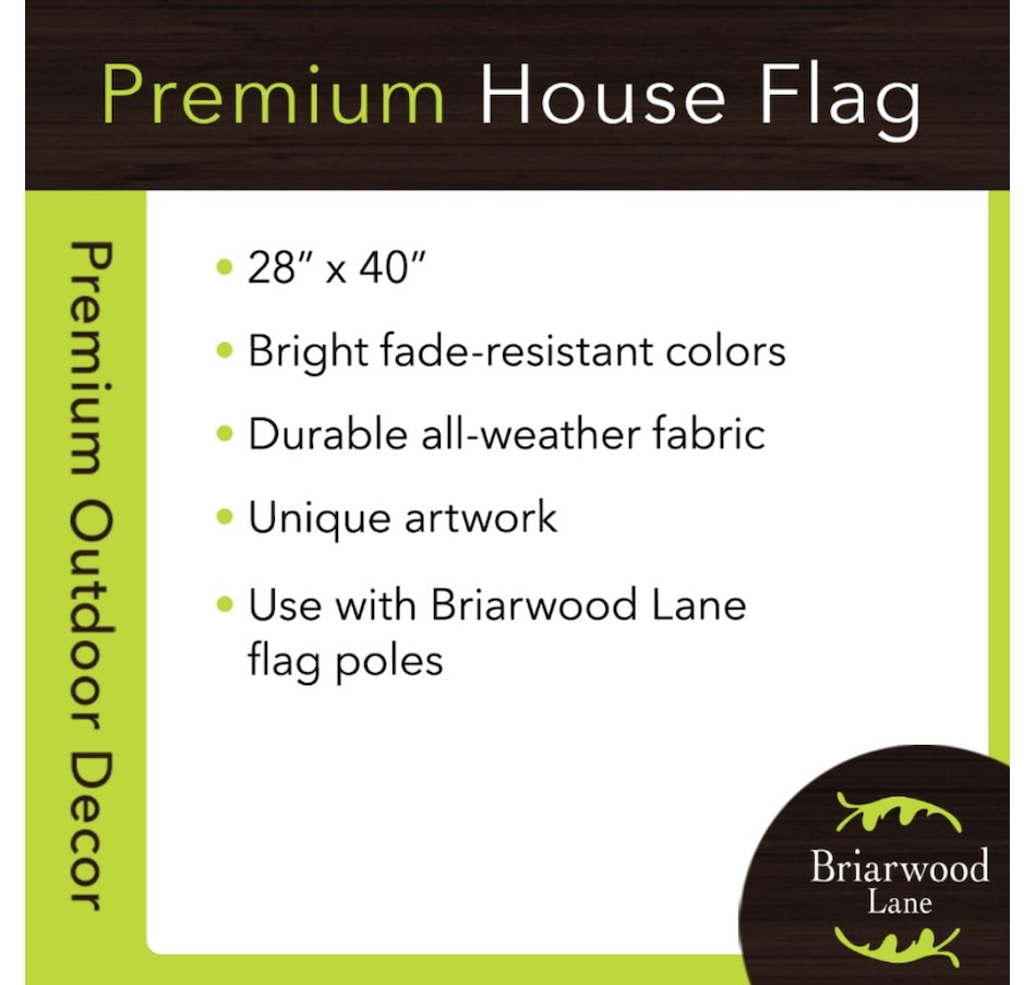 Image 727825_ALTMORE2.jpg, Product 727-825 / Price $25.99, Briarwood Lane Decorative Full-Size House Flag Dragonfly Garden from Briarwood Lane on TSC.ca's Home & Garden department